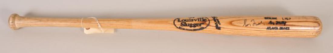 PSA -Authenticated Signed Greg Maddux Game Used Ba (1 of 14)