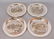 4 Danbury Mint Sterling Silver Bicentennial Plates
