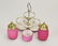 Ribbed Satin Glass 3-Piece Condiment Set in Stand - 2