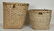 Two Cotton Gathering Work Baskets