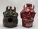 Two Georgia Stoneware Devil Jugs