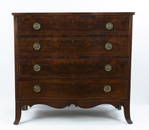 Fine Virginia Federal Inlaid Serpentine Chest