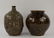 2 Pcs. Southern Folk Pottery, Face Jug & Jar