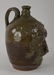 2 Pcs. Southern Folk Pottery, Face Jug & Jar - 3