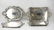 4 Large Silver on Copper & Silver Plate Trays