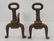 Andirons, Other Iron and Brass Fireplace Tools - 6