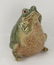 7 Pottery, Wood, Metal Frog Figures - 7