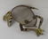 7 Pottery, Wood, Metal Frog Figures - 8