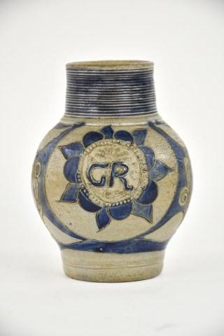 Westerwald Salt Glazed Stoneware "GR" Jug (1 of 10)