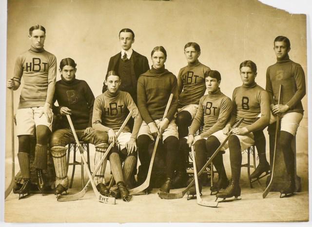 Early 20th C. Collegiate Hockey Photograph (1 of 4)
