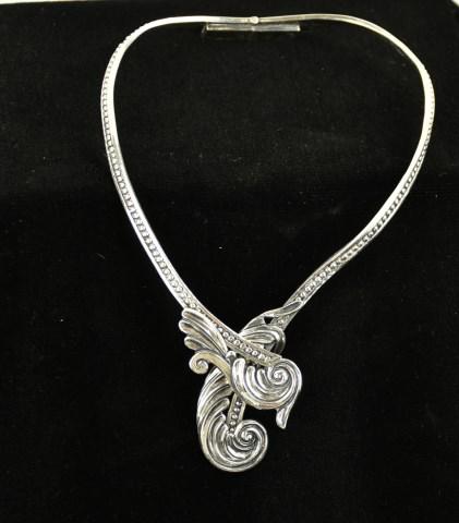 Vintage Margot De Taxco Sterling Silver Necklace (1 of 4)