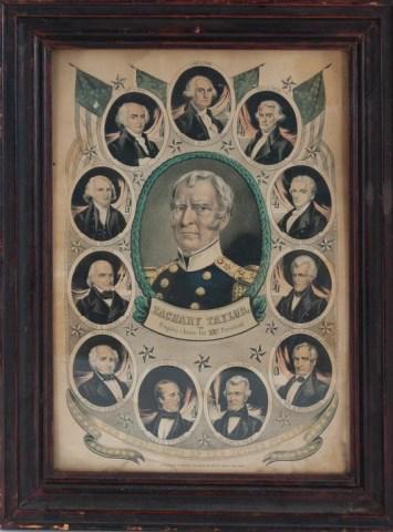1848 Zachary Taylor for President by N. Currier (1 of 9)
