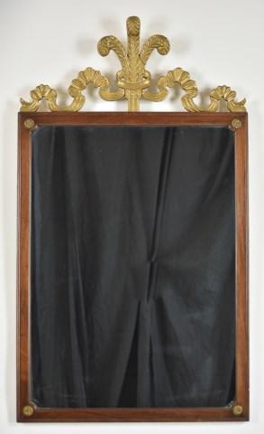 Rectangular Wood and Gesso Mirror (1 of 3)