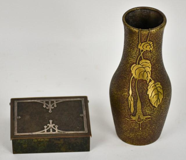 2 Arts & Crafts Bronze Pcs.--Heintz & Smith Metal (1 of 10)