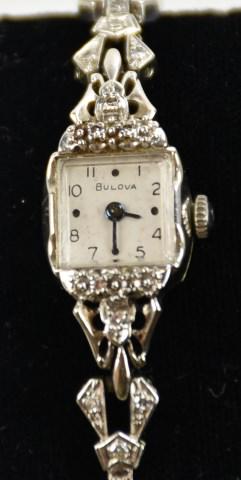 Bulova 14kt Diamond Lady's Watch (1 of 5)
