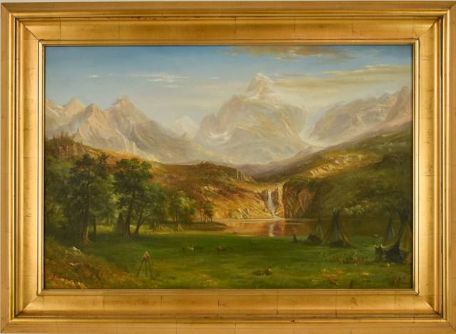 Western Landscape, Signed Oil on Canvas (1 of 8)