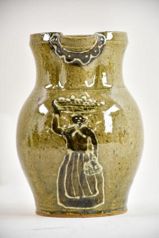 Stephen Ferrell, Decorated Edgefield Pitcher (1 of 13)