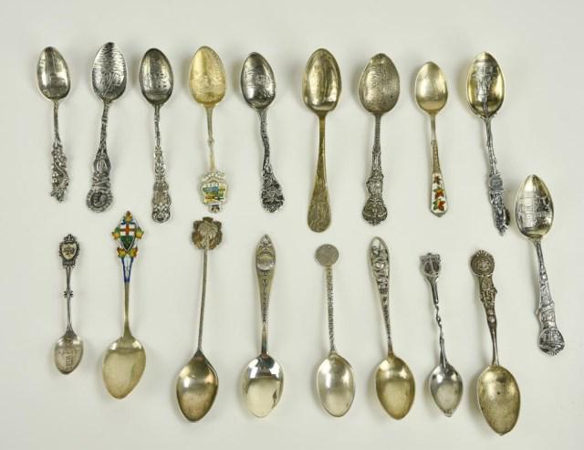 18 Sterling Silver Souvenir Spoons (1 of 7)