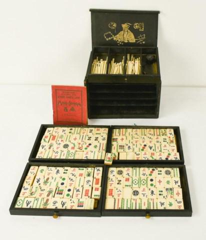 1920s Chinese Mah-Jongg Set by Parker Bros. (1 of 12)