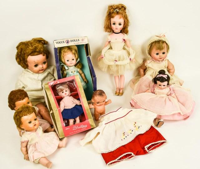 Grouping of Nine Dolls (1 of 8)