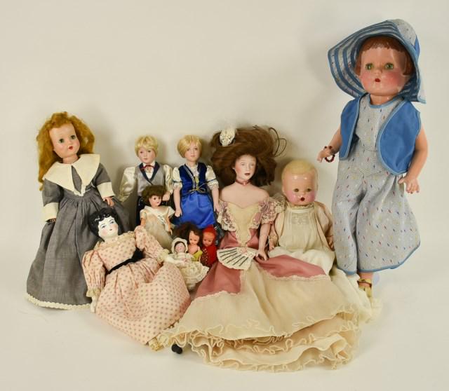 Grouping of 11 Dolls (1 of 12)
