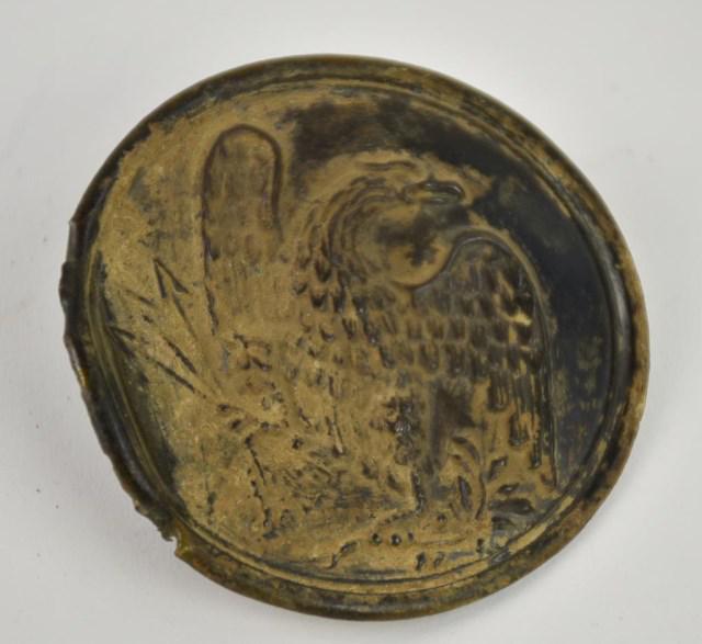 Civil War Dug Eagle Plate for Cartridge Box (1 of 3)