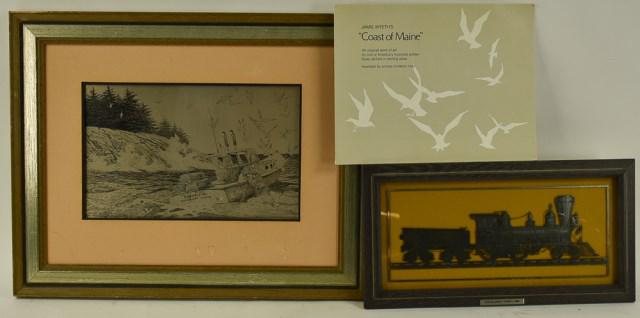 Jamie Wyeth Sterling Silver Etching & Other (1 of 5)