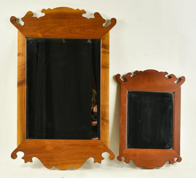 Two Bench Made Chippendale Style Mirrors (1 of 4)