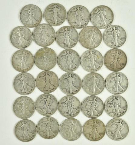 (29) Walking Liberty Half Dollars (1 of 2)