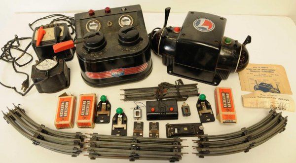 Lionel, American Flyer Controllers & Related Lionel : Lionel, American Flyer Controllers & Related Lionel 0106 Race Master Power Pack; Lionel Multi-Control Transformer Type 1033; American Flyer Twin Power Controller Toy Transformer Model 30B (one control