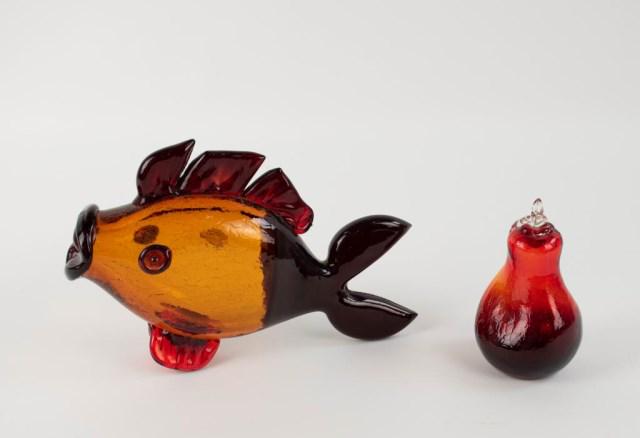 2 Pcs. Blenko Art Glass (1 of 1)
