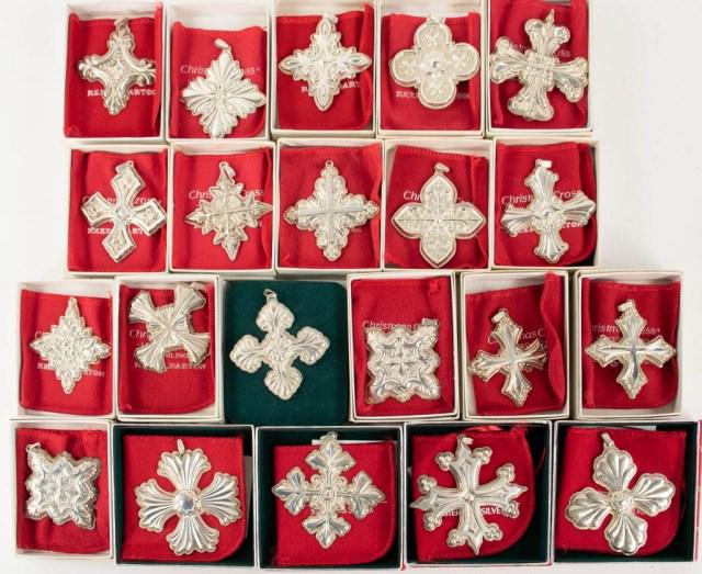 21 Sterling Reed & Barton Christmas Ornaments (1 of 5)