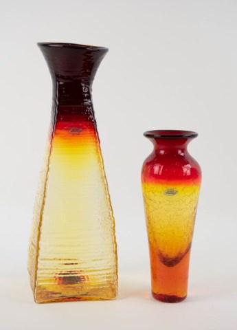 2 Blenko Art Glass Vases (1 of 1)