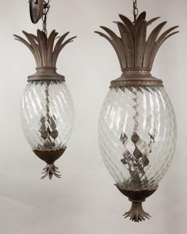 Two Large Hanging Lamps (1 of 9)