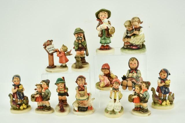 13 Hummel Figurines w/ Animals or Pairs (1 of 5)