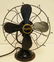 274: Two Items--Vintage Fan & Clock/Thermostat - 2