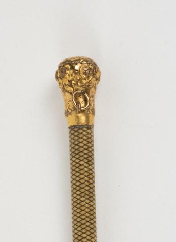 Victorian Rolled Gold and Baleen Riding Crop (1 of 7)