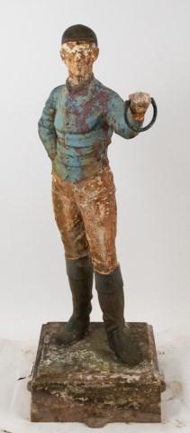 American Painted Cast Iron Lawn Jockey (1 of 9)