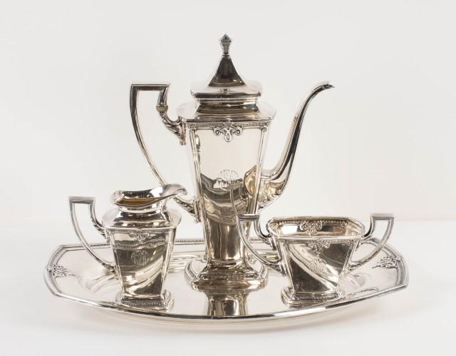 4-Pc. International "Trianon" Sterling Tea Set (1 of 9)