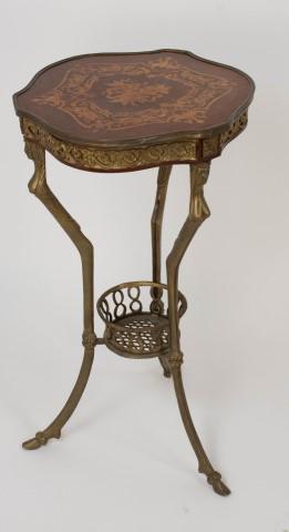 French Inlaid Accent Table (1 of 12)