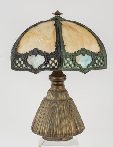 Slag Glass Shade Table Lamp (1 of 6)