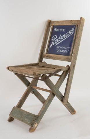 Piedmont Cigarettes Advertising Folding Chair (1 of 7)