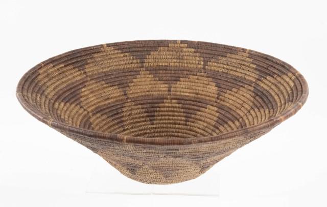 Native American Large Coiled Basket (1 of 6)