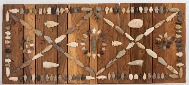 Framed Native American Arrowheads (1 of 6)