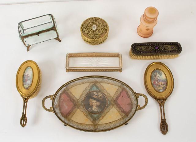 French & Other Fancy Dresser Items (1 of 17)