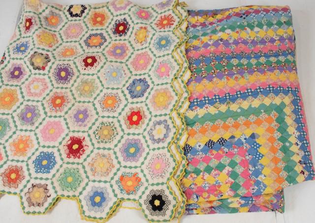 Flower Garden & Postage Stamp Quilts (1 of 8)