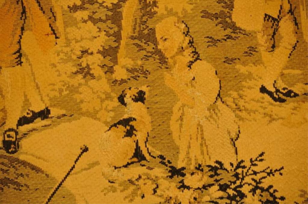 Large French Tapestry 104 1/2"W x 50 1/2"H - 3