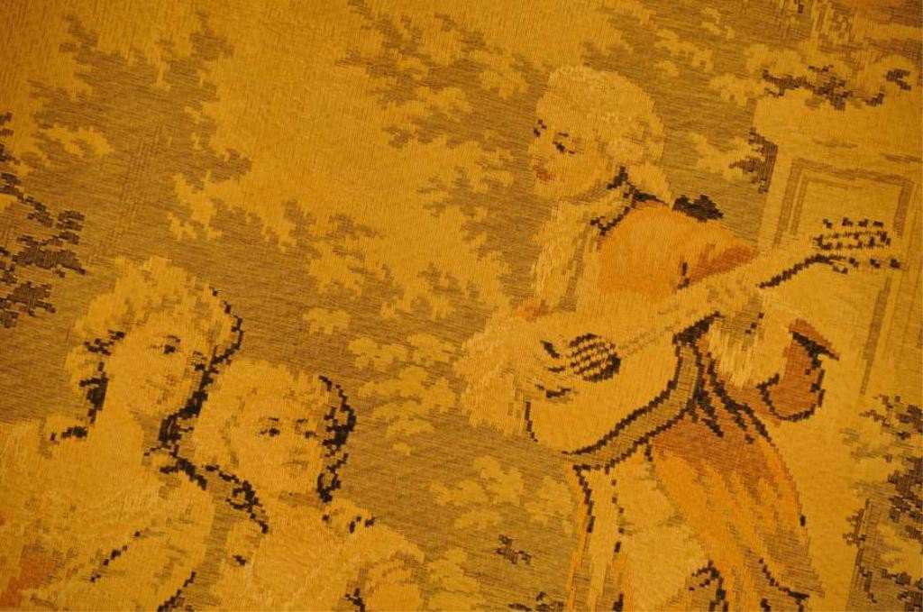 Large French Tapestry 104 1/2"W x 50 1/2"H - 4