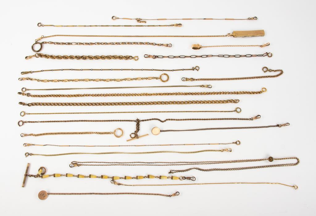 23 Antique Pocket Watch Chains (1 of 12)