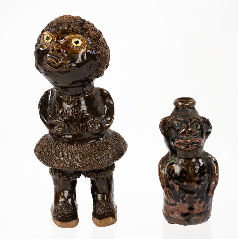 Marie Rogers, Two Folk Pottery Figures (1 of 13)